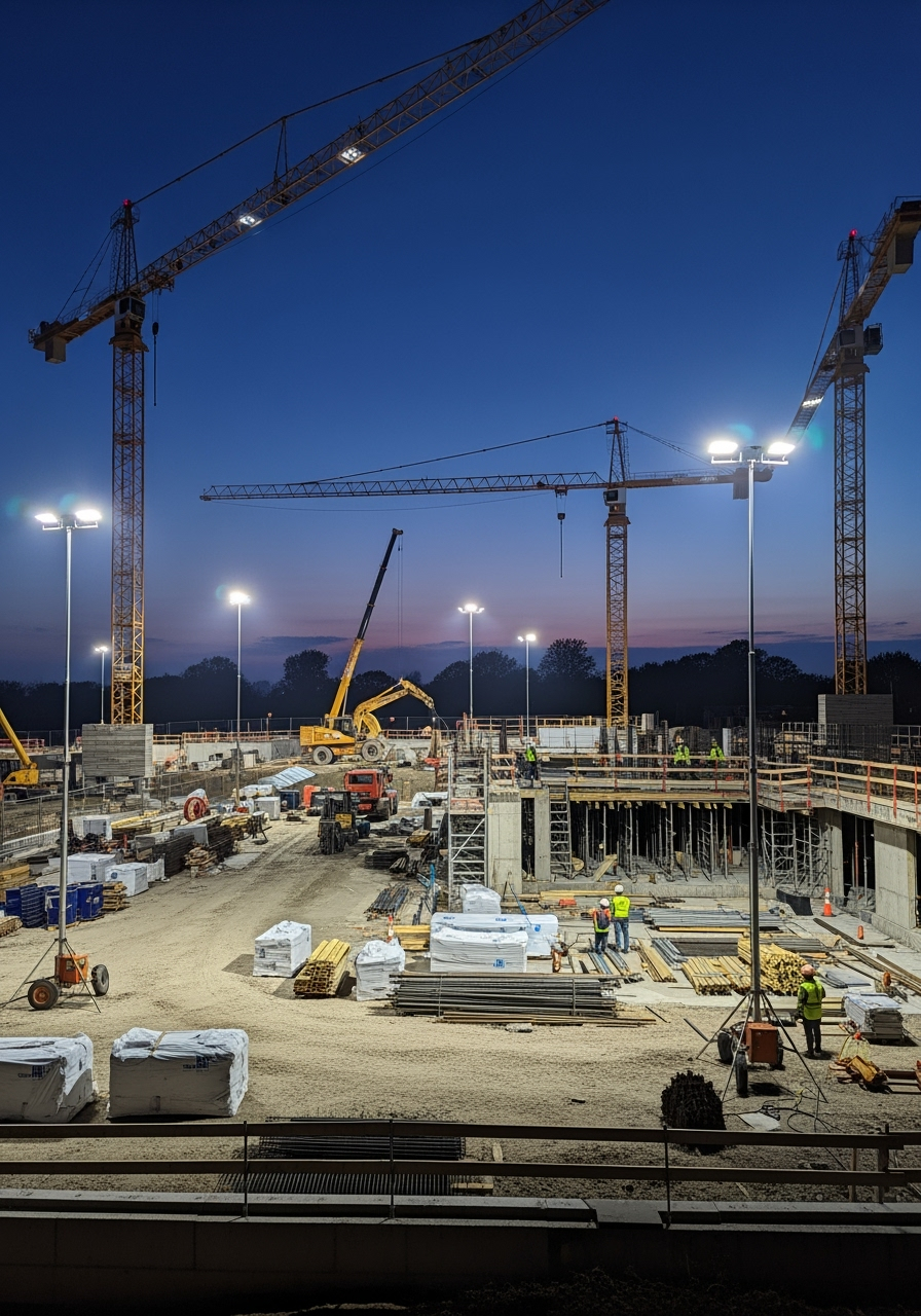 Individuelle Lichtplanung für jede Baustelle